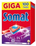 Tablete za strojno pranje posuđa Somat All in one 100/1