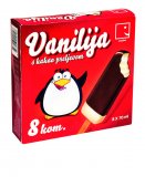 Sladoled box štapić vanilija s kakao preljevom Smiješak 560 ml
