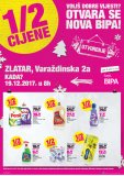 Bipa katalog Otvaranje nove poslovnice 07.12.-31.12.2017. Zlatar