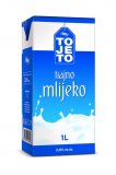 Trajno mlijeko 2,8% m.m. ToJeTo, 1l