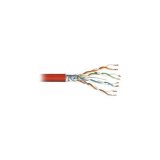 Transmedia Sftp-cable, stranded wire, cat5e. red, on spool, 100 m