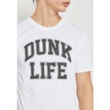 Nike jordan rise "dunk life" basketball t-shirt, majica, bijela