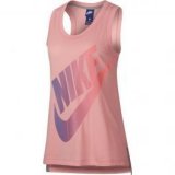 Nike nsw tank logo futura, ženska majica, roza