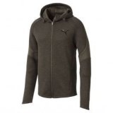 Puma evostripe full zip hoodie, muška jakna, zelena