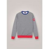 Colmar multicolour mélange sweatshirt, muški skijaški pulover s kapuljačom, siva