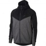 Nike tech fleece windrunner hoodie, muška majica, crna