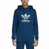 Adidas trefoil warm-up hoodie, muški pulover, plava