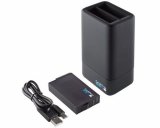 Kućni punjač za akcijsku kameru GoPro Fusion Dual Battery Charger + Battery (ASDBC-001-EU)