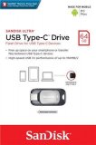 Memorija USB 3.1 FLASH DRIVE, 64 GB, SANDISK Ultra USB-C, SDCZ450-064G-G46, srebrna