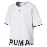 Puma chase cotton tee, ženska majica, bijela
