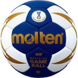 Rukometna lopta MOLTEN H3X5001, sintetička koža, vel.3, IHF službena lopta, plava
