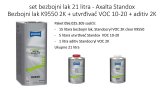 set bezbojni lak K9550 21litra - Axalta Standox bezbojni lak K9550 + utvđivač + aditiv