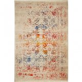 Cremefarbener vintage-teppich: shabby chic in pastellfarben Esposa