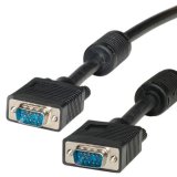 Kabel VGA Roline VGA (M) na VGA (M) 30m crni HQ feritna jezgra 11.04.5280