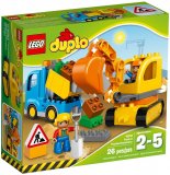 Set LEGO kocke Duplo - Truck & Tracked Excavator (10812)
