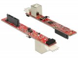 Konverter DELOCK, Slim SATA 13 pin (M) > USB-B (Ž)