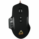 Canyon Wired gaming mice programmable, pixart 3325 ic sensor, dpi up to 10000 adjustable and marco setting by software, black rubber coating