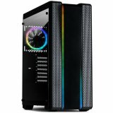 Chassis Inter-tech s-3901 impluse gaming midi tower, atx, 2xusb3.0, 2xusb2.0, audio, psu optional, tempered glass side panel, 2xrgb led strips in the front, rgb control board, 120mm rgb fan, dust filt