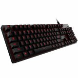 Logitech G413 mechanical gaming keyboard - carbon - us intl - usb - intnl - red led