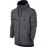 Nike nsw tech fleece hoodie fz, muška majica, siva
