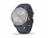 Sportski smart sat GARMIN Vivomove 3s srebrni/granit plavi (sa senzorom za otkucaje srca na zapešću)