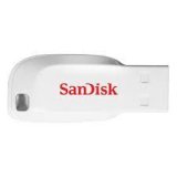 Memorija USB FLASH DRIVE, 16 GB, SANDISK Cruzer Blade, SDCZ50C-016G-B35W, bijeli