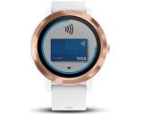 Sportski smart sat GARMIN Vivoactive 3 Rose gold, bijeli remen (sa senzorom za otkucaje srca na zapešću)
