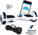 Hoverboard Xplorer City V2 6.5 incha Bluetooth zvučnik App - bijeli + torba