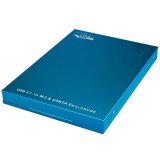 Eksterno kućište ICY BOX IB-186, M.2 SATA/mSATA SSD, USB 3.1-A, Aluminijsko kućište, plavo