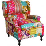 Fotelja sunny, patchwork dizajn Hom`in