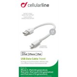 Kabel CELLULARLINE, USB na Lightning za Apple iPhone, MFI, 0,15m, bijeli