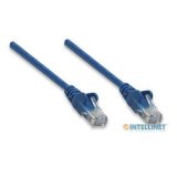 Kabel INTELLINET, patch CAT6, U/UTP, plavi, 1m