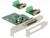 Kontroler PCI-E, DELOCK, 2x serijski port RS-422/485 ESD, low profile
