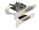 Kontroler PCI-E, DELOCK, paralelni DB25 (Ž) i zasebni paralelni DB25 (Ž), nosač niskog profila x2