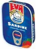 Sardina u biljnom ulju ili s povrćem u umaku Eva 115 g
