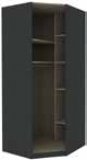 Kutni korpus antracit 91,1x210x91,1 cm