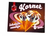 Sladoled kornet vanilija-čokolada, vanilija-jagoda Smiješak 660 ml