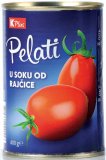 Pelati u soku od rajčice K Plus 400 g