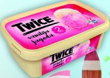 Sladoled vanilija-jagoda Twice 1 l
