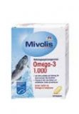 Omega-3 koncentrat iz lososovog i ribljeg ulja u kapsulama s vitaminom E kapsule Mivolis 60kom