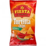 Tortilla chips chili ili natur La Fiesta 200 g