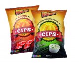 Čips rebrasti bacon, luk i vrhnje Hrusk, 150 g