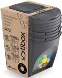 Set kanti za odvajanje otpada PVC, 3 x 20 L ili 3 x 25 L