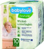 Babylove nature podloge za previjanje 10 kom.