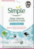 Maska za lice SIMPLE 2U1 BUBBLE