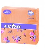 Salvete u boji breskva, vanilija Ceba, 1 pak.