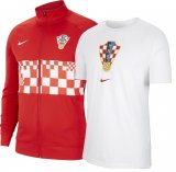 Nike Men's Soccer T-Shirt CRO majica i Men's Soccer Jacket CRO vesta