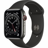 Pametni sat Apple Watch S6 GPS, 44mm Space Gray Aluminium Case with Black Sport Band - Regular