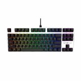 Tipkovnica UVI Gear Pride Mini TKL PBT, RGB, Optical Black Switch, memhanička, USB, US layout, bijela