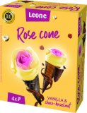 Sladoled Rose cone Leone 4x130 ml